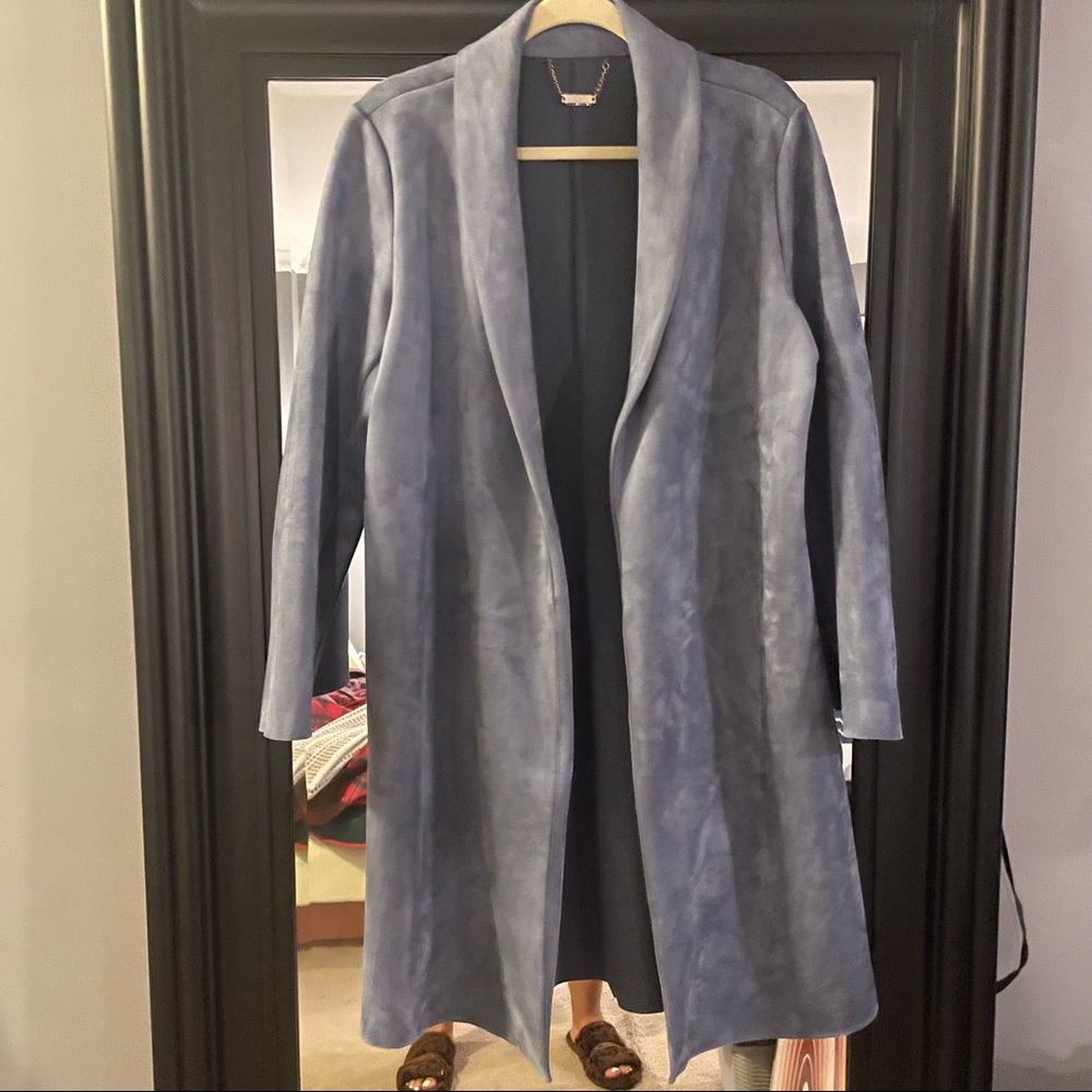 📦PACKED & DONATED📦 Tahari Suede like Jacket